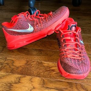 KD 8 RED CRIMSON BASKETBALL SHOES
